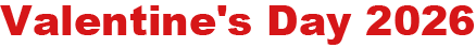 2026 バレンタインデー